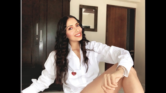 Candice Pinto poses in bed for this HT Brunch column