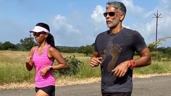 Ankita Konwar chases period blues away with quick 5km run, impresses Milind Soman(Instagram/@ankita_earthy)