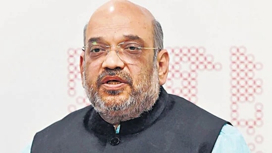 Union home minister Amit Shah is on a three-day visit to Jammu and Kashmir for the first time since the abrogation of Article 370 in August 2019.(HT_PRINT) Union home minister Amit Shah is on a three-day visit to Jammu and Kashmir for the first time since the abrogation of Article 370 in August 2019.(HT_PRINT)