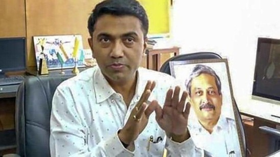 Goa chief minister Pramod Sawant.(PTI)