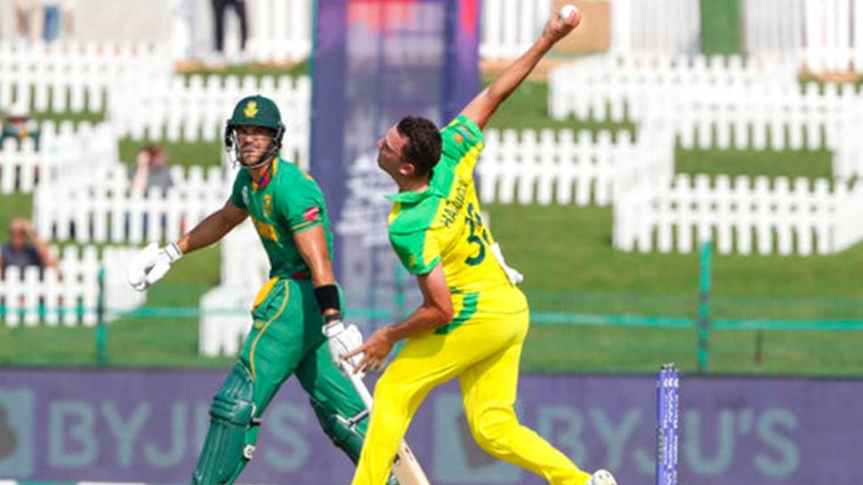 Josh Hazlewood in action against South Africa during T20 World Cup (AP) Josh Hazlewood in action against South Africa during T20 World Cup (AP)