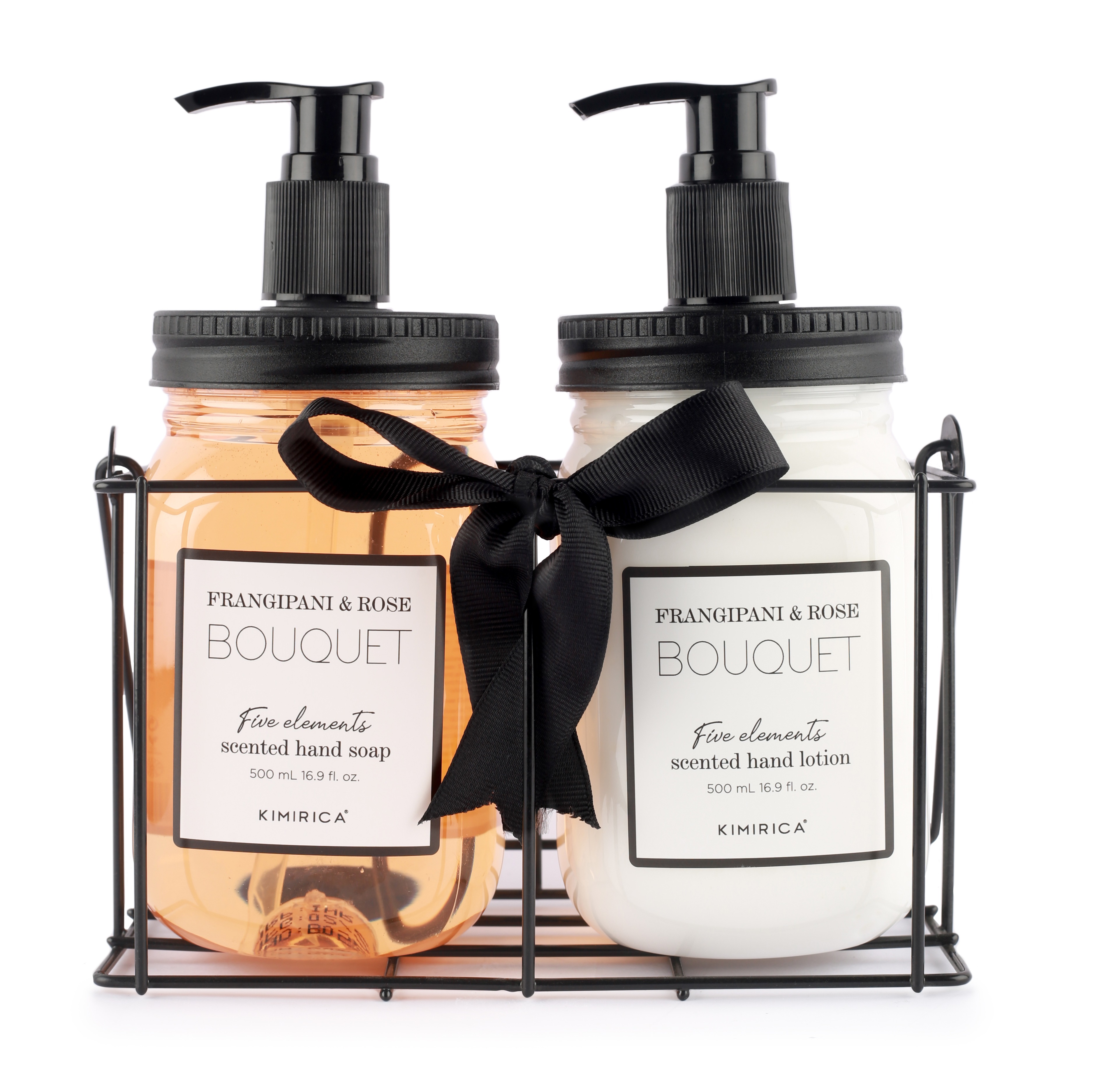 This scented hand soap and hand lotion duo which comes in a ready to hang caddy, ensures your hands stay clean, hydrated and feeling smooth This scented hand soap and hand lotion duo which comes in a ready to hang caddy, ensures your hands stay clean, hydrated and feeling smooth