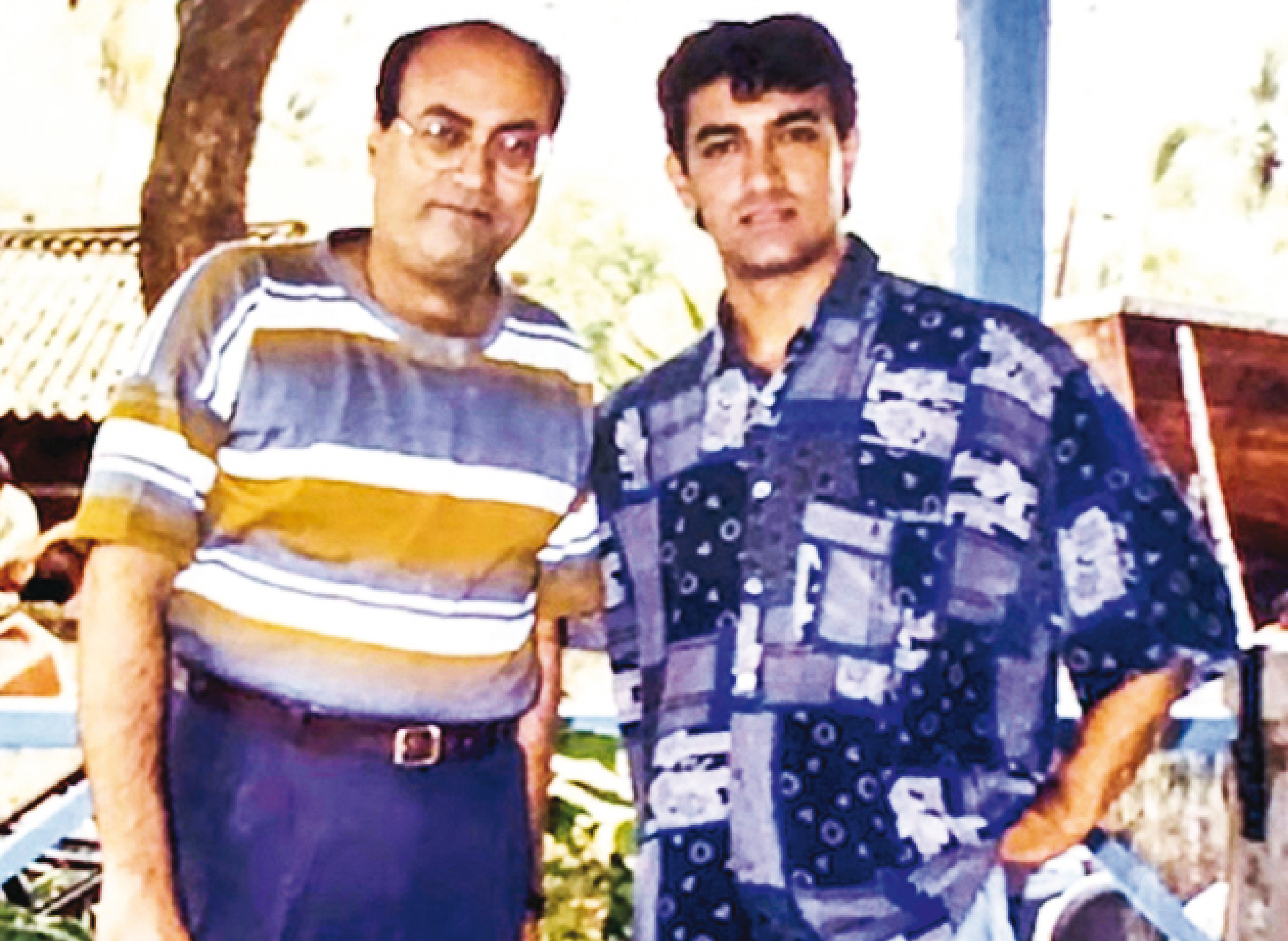 With cousin and actor (right) Aamir Khan With cousin and actor (right) Aamir Khan