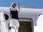 The meeting would be the eighth G20 summit that would be attended by the PM Modi. In picture - PM Modi greets while leaving for India from John F Kennedy International Airport in New York after concluding his US visit. The meeting would be the eighth G20 summit that would be attended by the PM Modi. In picture - PM Modi greets while leaving for India from John F Kennedy International Airport in New York after concluding his US visit.
