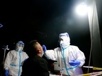 Authorities have been racing to contain infections via mass testing of residents and targeted lockdowns.(AFP) Authorities have been racing to contain infections via mass testing of residents and targeted lockdowns.(AFP)