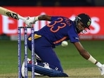 Hardik Pandya in action against Pakistan at T20 World Cup(AP) Hardik Pandya in action against Pakistan at T20 World Cup(AP)