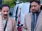 Deepak Dobriyal and Irrfan in a still from Angrezi Medium. Deepak Dobriyal and Irrfan in a still from Angrezi Medium.