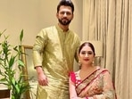 Disha Parmar and Rahul Vaidya celebrate first Karva Chauth in traditional ensembles, don't miss his note Disha Parmar and Rahul Vaidya celebrate first Karva Chauth in traditional ensembles, don't miss his note
