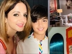Sussanne Khan turns son Hridhaan Roshan's art into pieces for her design store, The Charcoal Project(Instagram/suzkr) Sussanne Khan turns son Hridhaan Roshan's art into pieces for her design store, The Charcoal Project(Instagram/suzkr)