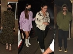 Karisma Kapoor, Malaika Arora, Kareena Kapoor and Arjun Kapoor at Malaika's mom's house. (Varinder Chawla) Karisma Kapoor, Malaika Arora, Kareena Kapoor and Arjun Kapoor at Malaika's mom's house. (Varinder Chawla)