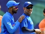 File photo of Hardik Pandya and MS Dhoni(Getty) File photo of Hardik Pandya and MS Dhoni(Getty)