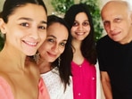 Soni Razdan with her family. Soni Razdan with her family.