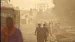 Dust pollution at Kirti Nagar in New Delhi on Sunday. (Sanchit Khanna /HT photo) Dust pollution at Kirti Nagar in New Delhi on Sunday. (Sanchit Khanna /HT photo)