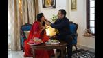 Vikas Mehandru, a Delhi-based pilot, has ordered a customised meal from a home chef, for his wife, Juhi, this Karwa Chauth. (Photo: Gokul VS/HT) Vikas Mehandru, a Delhi-based pilot, has ordered a customised meal from a home chef, for his wife, Juhi, this Karwa Chauth. (Photo: Gokul VS/HT)