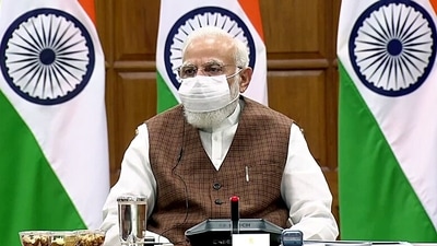 PM Modi also shared data from the Bureau of Police Research & Development (BPRD) to highlight the increasing participation of women in the police forces. (ANI Photo) PM Modi also shared data from the Bureau of Police Research & Development (BPRD) to highlight the increasing participation of women in the police forces. (ANI Photo)