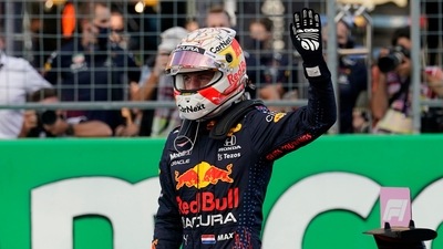 Red Bull driver Max Verstappen, of the Netherlands, waves to fans after finishing first in the qualifying session for the Formula One U.S. Grand Prix at the Circuit of the Americas. (AP) Red Bull driver Max Verstappen, of the Netherlands, waves to fans after finishing first in the qualifying session for the Formula One U.S. Grand Prix at the Circuit of the Americas. (AP)