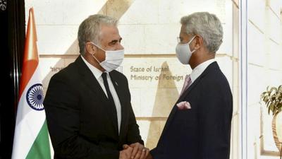 Even a reference to the peace process or the right of a Palestinian State coexisting peacefully and side by side with Israel was missing during Jaishankar’s trip (PTI)