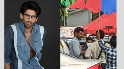 Aditya Roy Kapur has been in Delhi NCR for the shoot of the Hindi remake of Tamil thriller, Thadam. Aditya Roy Kapur has been in Delhi NCR for the shoot of the Hindi remake of Tamil thriller, Thadam.