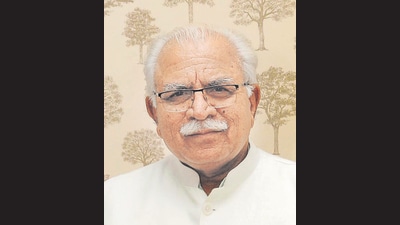 Chief minister Manohar Lal Khattar chaired a high-level meeting of officers in which issues related to the availability and demand of DAP fertilisers were discussed. (HT File)