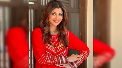 Shilpa Shetty took to her Instagram handle to share a beautiful photo of herself in a bright red and golden salwar. She wished her fans and wrote, "Wishing you all a happy Karvachauth and happy fasting ladies.. May you and yours be blessed with health , protection and abundance always." (Instagram/@theshilpashetty)