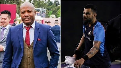Brian Lara (L) and Virat Kohli. (Getty/ANI) Brian Lara (L) and Virat Kohli. (Getty/ANI)