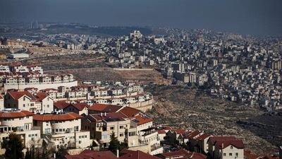 A general view picture shows the Israeli settlement of Efrat (L) in the Gush Etzion settlement block as Bethlehem is seen in the background, in the Israeli-occupied West Bank. (REUTERS) A general view picture shows the Israeli settlement of Efrat (L) in the Gush Etzion settlement block as Bethlehem is seen in the background, in the Israeli-occupied West Bank. (REUTERS)