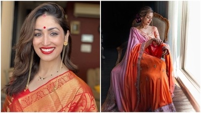 Yami Gautam and Sonali Bendre, both wore the Bulgari mangalsutra. Yami Gautam and Sonali Bendre, both wore the Bulgari mangalsutra.