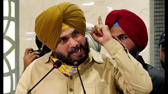 Punjab Congress chief Navjot Singh Sidhu.