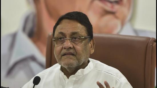 In the wake of the revelation by a key witness in the cruise drugs case, Prabhakar Sail, Maharashtra’s ruling parties have demanded a high-level probe by Maharashtra police. Nationalist Congress Party (NCP) leader and state minister Nawab Malik (above) said he will meet chief minister Uddhav Thackeray over the demand, while Shiv Sena’s Sanjay Raut has demanded suo motu cognisance by the Maharashtra police. (Anshuman Poyrekar/HT PHOTO)