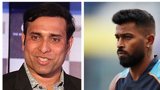 VVS Laxman and Hardik Pandya collage.(File/ANI) VVS Laxman and Hardik Pandya collage.(File/ANI)