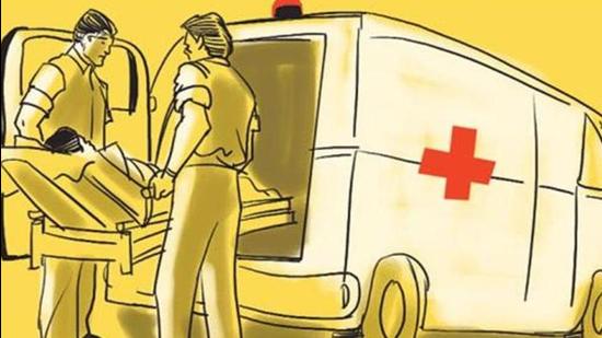 An 18-year-old youth died while his friends suffered injuries in a road mishap. A speeding vehicle hit their bike near the Dugri Canal Bridge in Ludhiana on Saturday when they were returning home from a marriage function. (HT Photo/ Representational image)