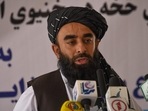 Taliban spokesperson Zabihullah Mujahid. Taliban spokesperson Zabihullah Mujahid.