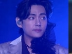 BTS members V and Jungkook during Permission to Dance On Stage concert. BTS members V and Jungkook during Permission to Dance On Stage concert.