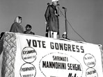 India’s first PM, Jawaharlal Nehru, addresses an election meeting at Children’s Park in New Delhi, on January 5, 1952. PIB PHOTO DIVISION India’s first PM, Jawaharlal Nehru, addresses an election meeting at Children’s Park in New Delhi, on January 5, 1952. PIB PHOTO DIVISION