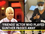 Actor James Michael Tyler who played Gunther on ‘Friends’ died on Sunday