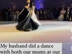 Man grooves to ‘Ladki Badi Anjani Hai’ with his mom and mother-in-law.(Instagram/@just.jully)