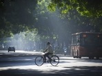On Monday, the maximum temperature recorded at the Safdarjung observatory, which provides representative data for the entire city, was 28.4 degrees Celsius, three degrees below what is considered normal for this time of the year. The minimum temperature was 16.4 degrees Celsius. (Sanchit Khanna/HT) On Monday, the maximum temperature recorded at the Safdarjung observatory, which provides representative data for the entire city, was 28.4 degrees Celsius, three degrees below what is considered normal for this time of the year. The minimum temperature was 16.4 degrees Celsius. (Sanchit Khanna/HT)