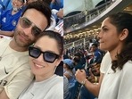 Ankita Lokhande and Vicky Jain in Dubai. Ankita Lokhande and Vicky Jain in Dubai.