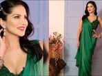 Sarees are a timeless piece in Indian wear but while the ensemble trend is ever evolving, satin saree remains a wardrobe staple and Bollywood actor Sunny Leone is the perfect style icon to take sartorial cues from, ahead of Diwali this year.(Instagram/sunnyleone) Sarees are a timeless piece in Indian wear but while the ensemble trend is ever evolving, satin saree remains a wardrobe staple and Bollywood actor Sunny Leone is the perfect style icon to take sartorial cues from, ahead of Diwali this year.(Instagram/sunnyleone)
