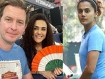 Preity Zinta and Taapsee Pannu reacted to India vs Pakistan on Twitter. Preity Zinta and Taapsee Pannu reacted to India vs Pakistan on Twitter.
