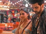 Tejasswi Prakash and Karan Kundra in Bigg Boss 15 house. (Instagram) Tejasswi Prakash and Karan Kundra in Bigg Boss 15 house. (Instagram)