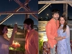 Natasha Dalal and Varun Dhawan celebrate Karwa Chauth. Natasha Dalal and Varun Dhawan celebrate Karwa Chauth.