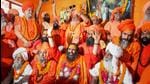 Mahant Ravindra Puri was elected as the new president of Akhil Bharatiya Akhara Parishad on Monday. (PTI) Mahant Ravindra Puri was elected as the new president of Akhil Bharatiya Akhara Parishad on Monday. (PTI)