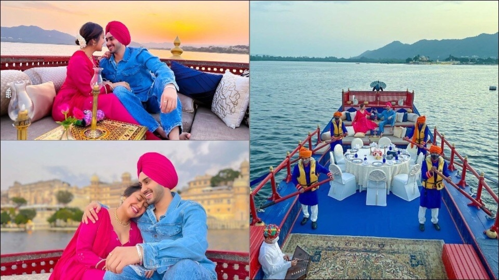 1600px x 900px - Neha Kakkar-Rohanpreet Singh paint Internet red with love on first  anniversary | Hindustan Times