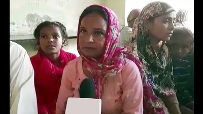 Raj Kaur, sister of Lakhbir Singh who was murdered at Singhu border, told the SC commission chief that nobody was helping the family. (ANI)
