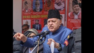 National Conference president Dr Farooq Abdullah on Monday said that the spurt in militancy across Jammu and Kashmir had exposed the claims of the Centre that terror would end after revocation of Article 370. (PTI) National Conference president Dr Farooq Abdullah on Monday said that the spurt in militancy across Jammu and Kashmir had exposed the claims of the Centre that terror would end after revocation of Article 370. (PTI)
