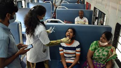 After Bengaluru Urban, Dakshina Kannada reported the highest of 30 fresh Covid cases, Tumakuru 26, Hassan 20 and Mysuru 18. (ANI)