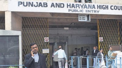 The appointment notification of Punjab and Haryana HC judges, who were administered oath, came on Sunday. (HT photo)