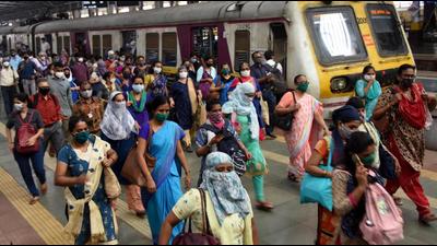 The amount for travelling on a train without a mask is ₹200. (HT FILE) The amount for travelling on a train without a mask is ₹200. (HT FILE)