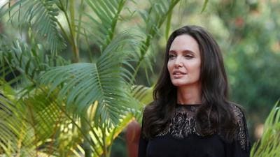 At the moment, actor Angelina Jolie is excited for her superhero outing with Eternals (REUTERS) At the moment, actor Angelina Jolie is excited for her superhero outing with Eternals (REUTERS)